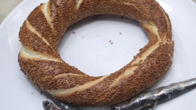 Hamsili simit yer misin?