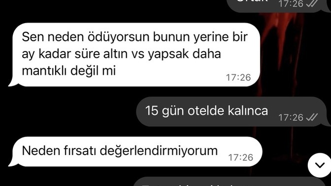 Erkek arkadaşım kira yerine otel istiyor, tüm masraf bana kalınca haksız mıyım?
