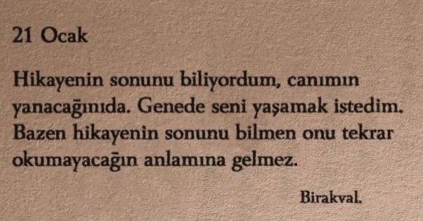 Hikâyenin sonununda sizi bekleyen mutsuzluğu bile bile devam ettiğiniz oldu mu?