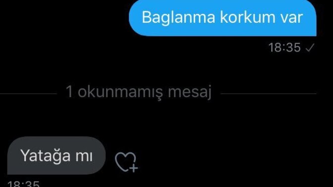 Bir insana bağlanma korkunuz var mı?