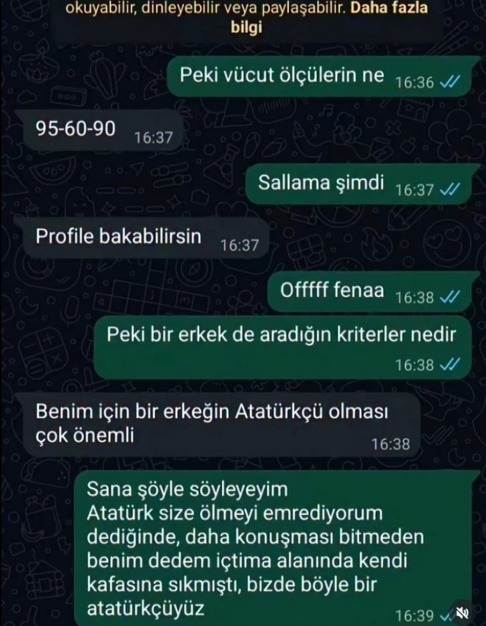Karşı cinste aradığınız kriterler nelerdir?