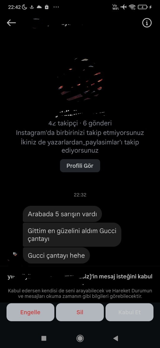 Sizde saçma mesajlar alıyor musunuz bu ne demek sizce 🤨🧐?