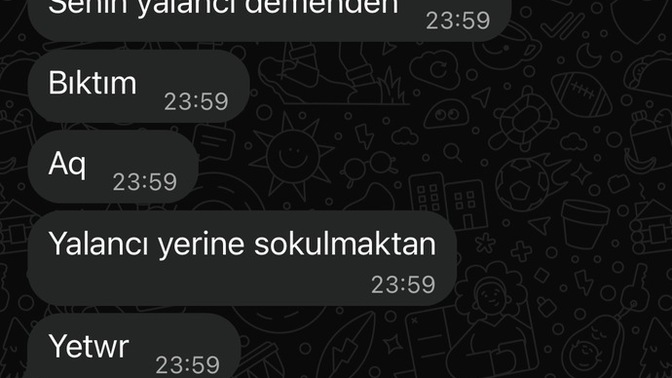 Sevgilim tartışmaya yer mi arıyor anlamıyorum?