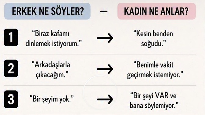 Kadın gerçekten yanlış mı anlar yoksa her şeyi önceden hisseder mi?