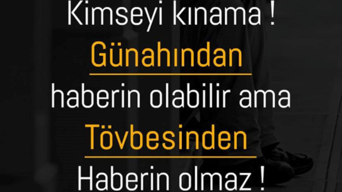 Nasıl tövbe ediyorsunuz?