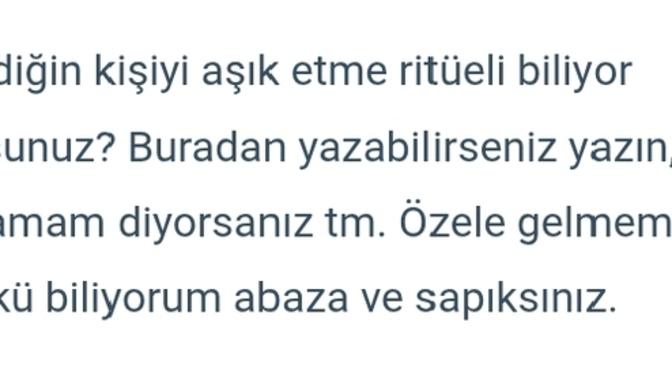 Ya yardım eder misiniz?