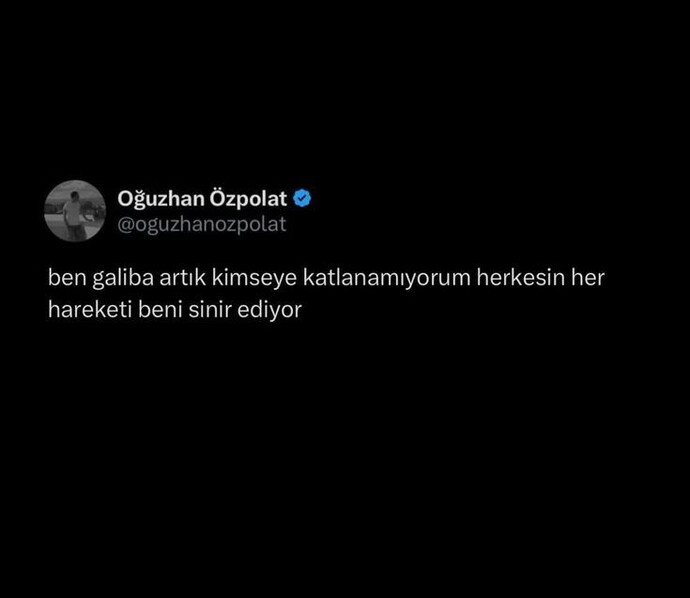 Tahammülsüzlüzlük seviyenize 100 üzerinden kaç verirsiniz?