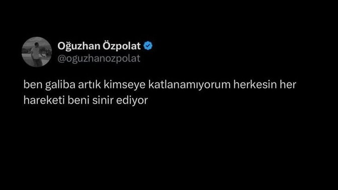 Tahammülsüzlüzlük seviyenize 100 üzerinden kaç verirsiniz?