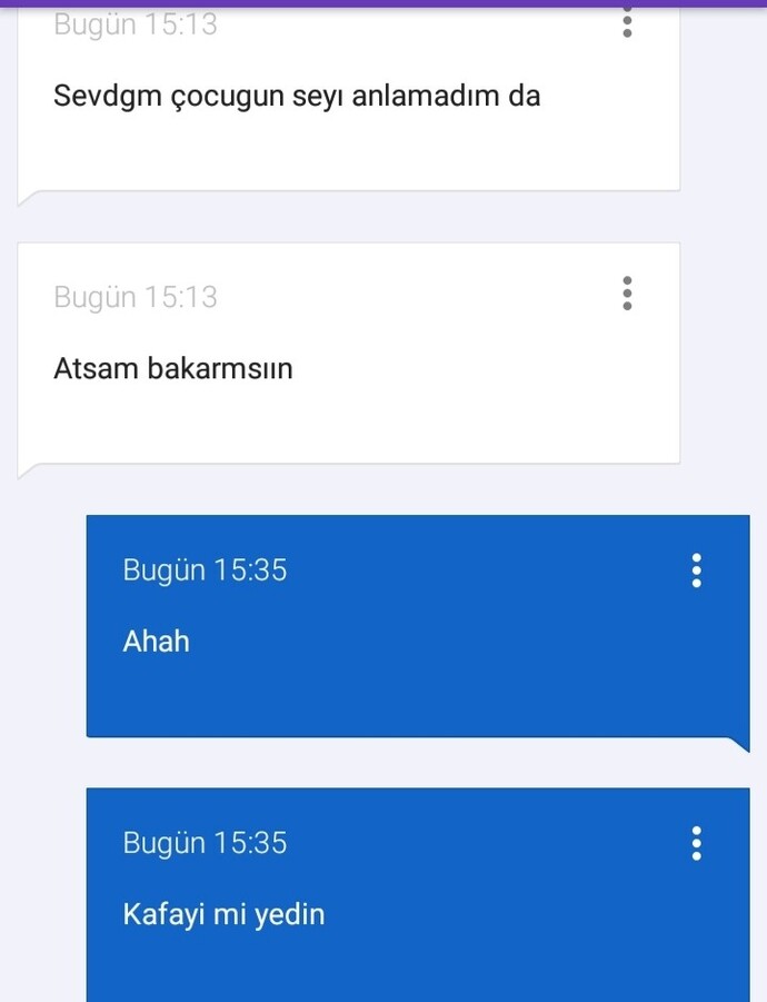 Buradan aldığınız en tuhaf mesaj neydi?