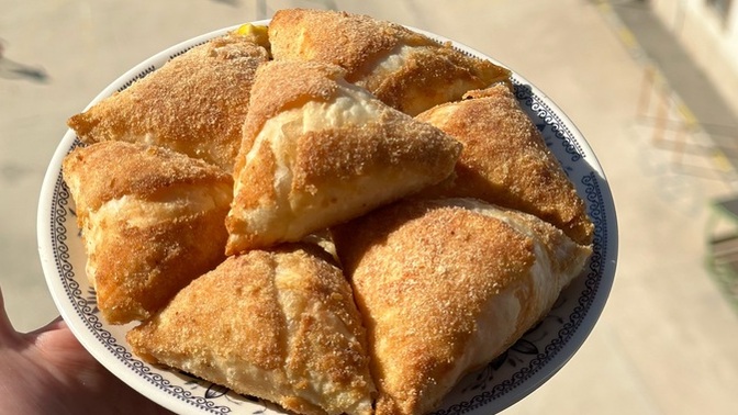 Yaptığım dışı çıtır içi yumuşak börekler nasıl duruyorlar? 😍 