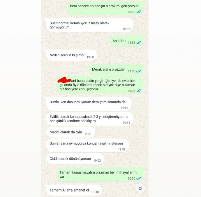 Sizce ona geri yazmalı mıyım?