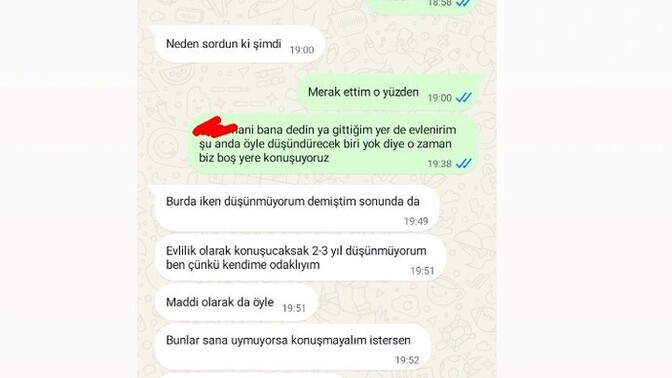 Sizce ona geri yazmalı mıyım?