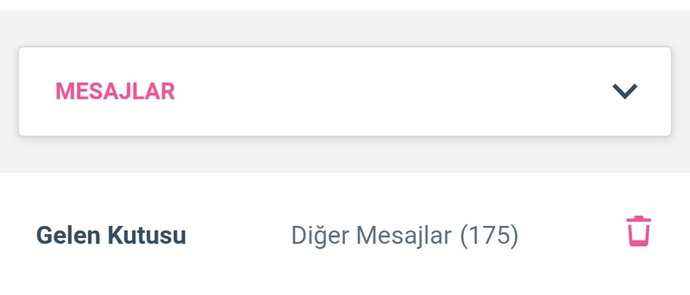 Sizin de mesaj kutunuz böyle mi?