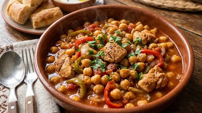Tavuklu nohut yemeği sever misiniz?