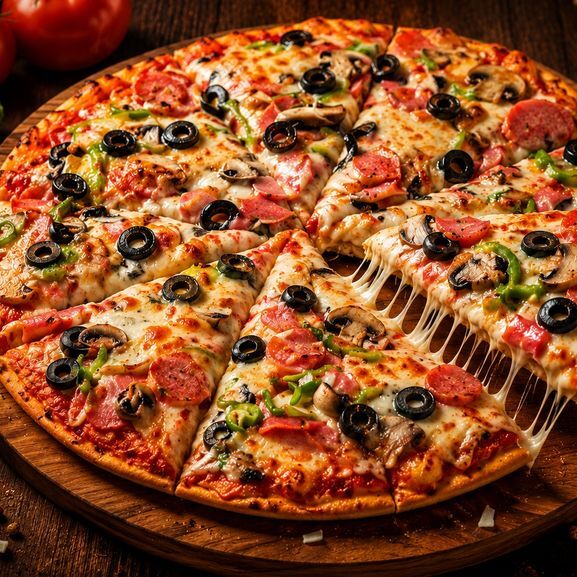 Bir oturuşta kaç dilim pizza yersin?