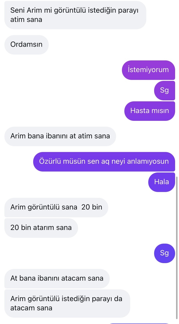 Sizede böyle değişikler yazıyormu para istemediğim halde zorla para atim diyor?