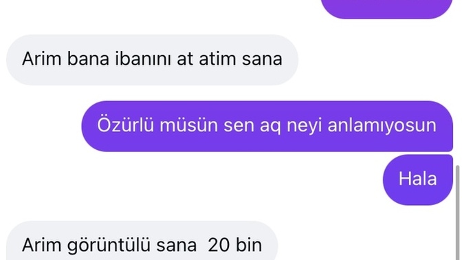 Sizede böyle değişikler yazıyormu para istemediğim halde zorla para atim diyor?