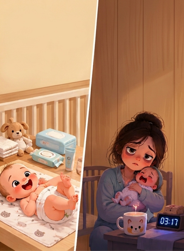 Bebeğin altını değiştirmek mi, gece uykusuz kalmak mı daha zor?