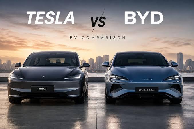 Elektrikli Otomobil Hangi Marka Tercih Edersiniz Tesla. BYD?