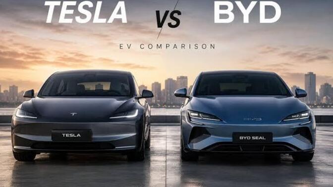 Elektrikli Otomobil Hangi Marka Tercih Edersiniz Tesla. BYD?