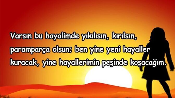 Hayal kırıklığına uğradınız mı?