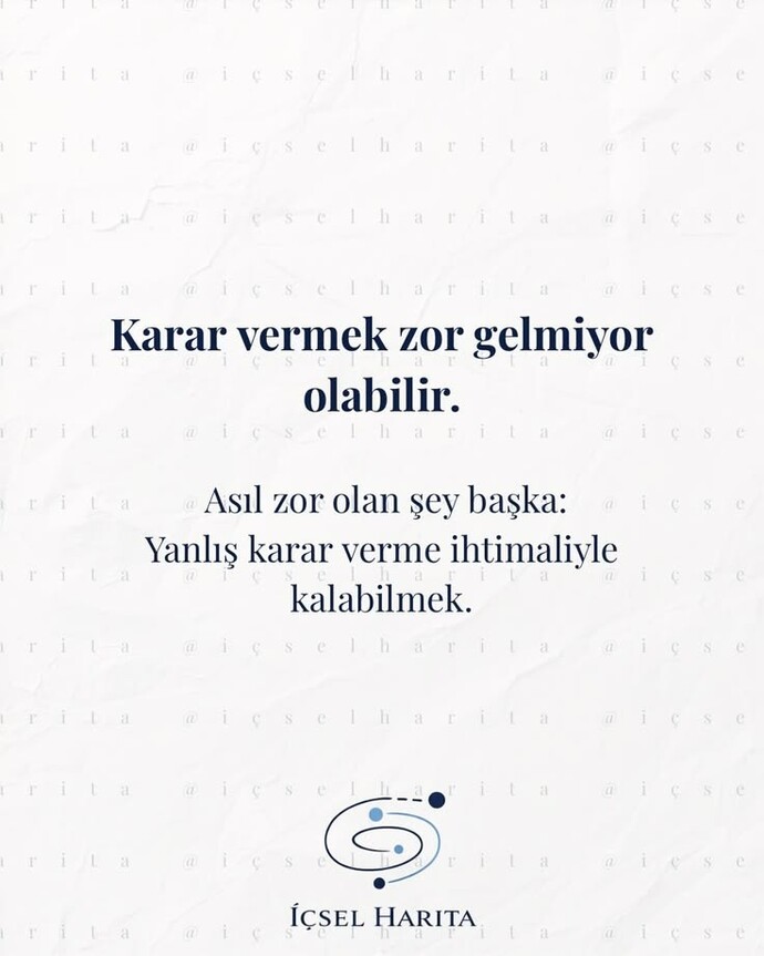 Karar vermekten yorgun düştüğün oluyor mu?
