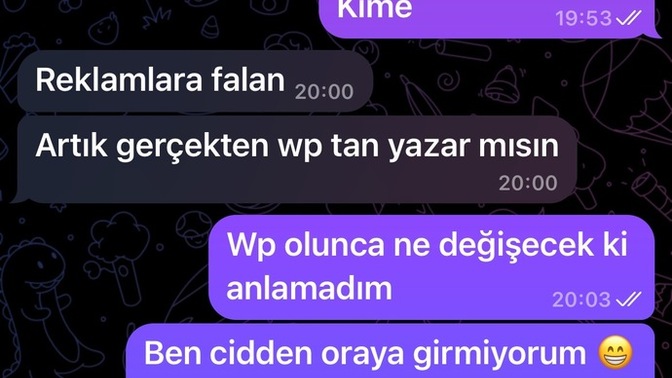Buradan muhabbeti nasıl çevirebilirim?