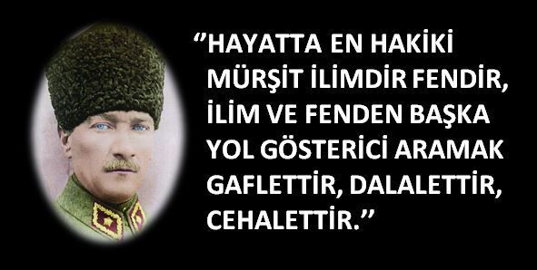 Yüce Atatürk'ün en sevdiğiniz sözü hangisi?