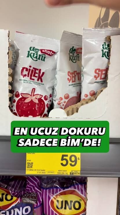 Dokuru dondurularak kurutulmuş meyve yiyenler varsa bunun çok çıtır olmaması normal mi?