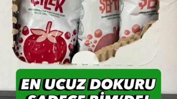 Dokuru dondurularak kurutulmuş meyve yiyenler varsa bunun çok çıtır olmaması normal mi?