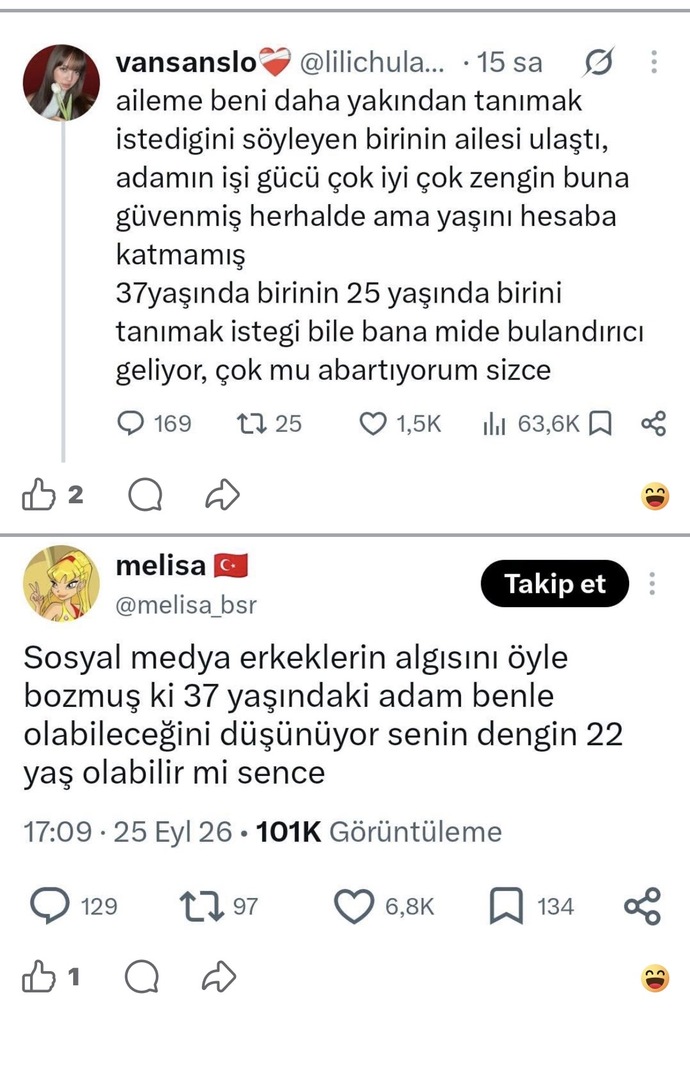 Yaşça büyük erkek modası geçti mi?