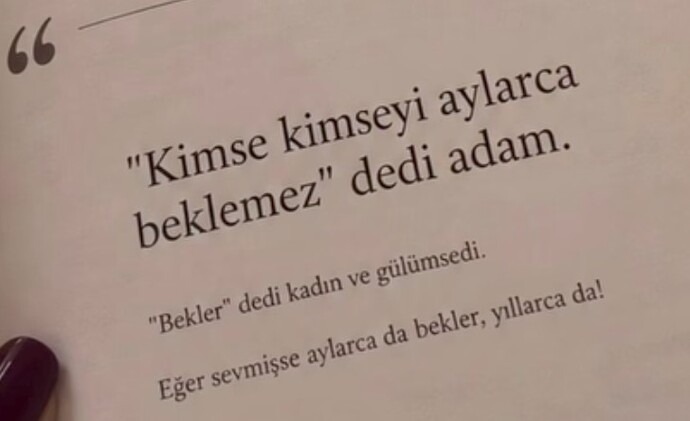 Siz sevdiğinizi ne kadar beklersiniz?