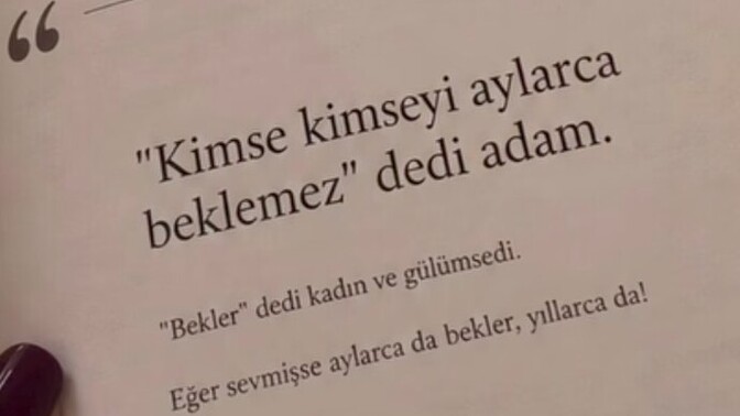 Siz sevdiğinizi ne kadar beklersiniz?