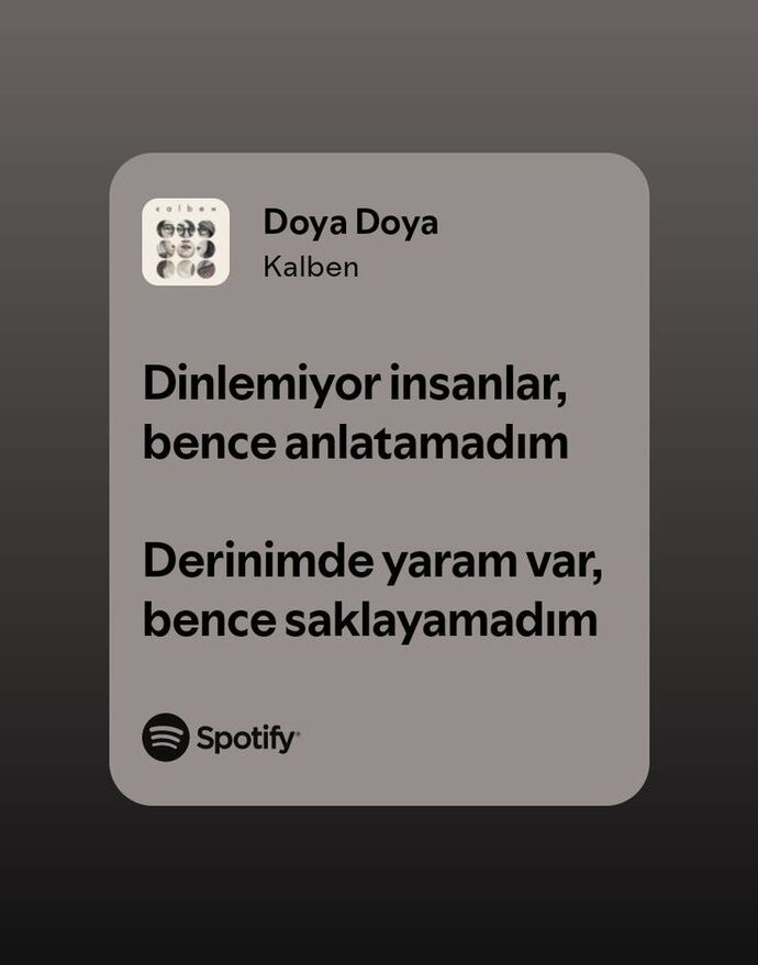 Sevdiğiniz bir şarkı sözünü paylaşır mısınız?