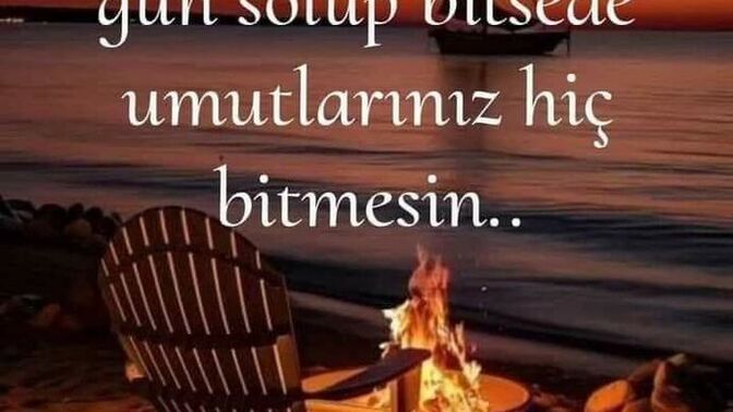 İyi akşamlar diyeniniz var mı?