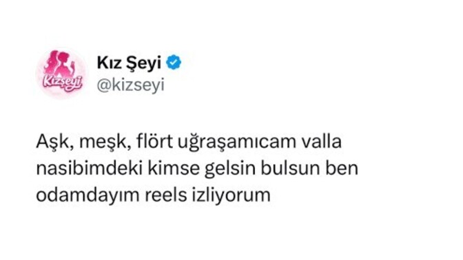 Çabaladığınız biri var mı?