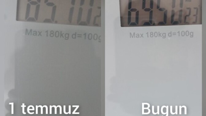 Kilo verme sürecimdeki değişim nasıl görünüyor, hedefe 9,5 kilo kaldı?