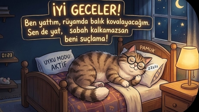İyi geceler mesajı alıyor musunuz?