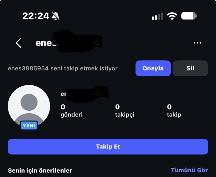 Tanıdık biri diyeceğim ama böyle bir hesabı kabul etmeyeceğimi herkes bilir