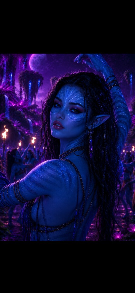 Pandora evrenine ışınlanıyorum! Sizce Avatar makyajı yapsam mı?