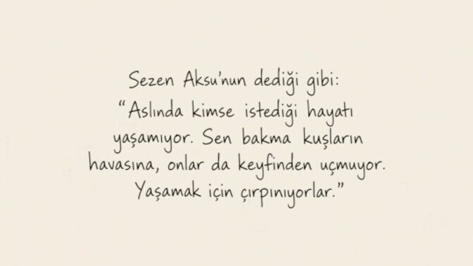 Şu an yaşadığınız hayattan gerçekten memnun musunuz?
