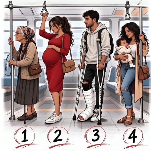 Toplu taşımada siz kimlere yer verirsiniz, yaşlılara mı hamilelere mi?