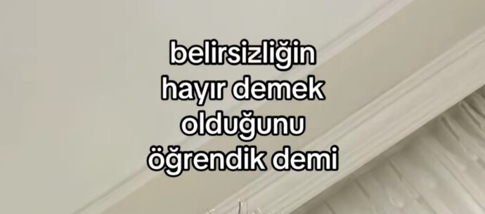 Net olmayan her şey aslında bir cevap mıdır?