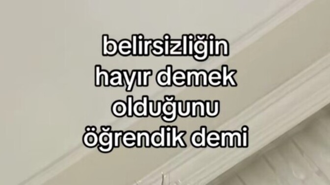 Net olmayan her şey aslında bir cevap mıdır?