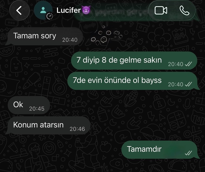 Ne çektim be senden 😃
