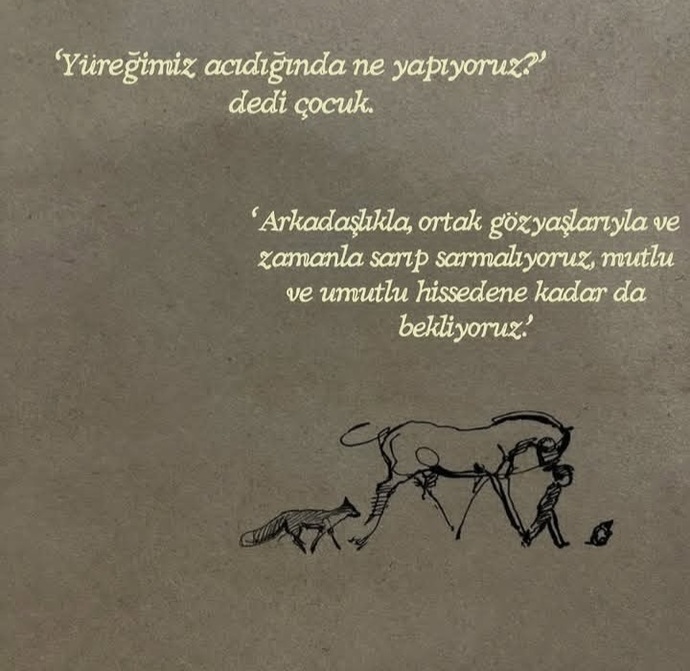 Çocuk, köstebek, tilki ve at...