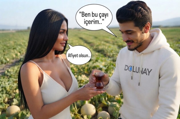 En son içtiğin şeyi içmeden önce elime verseydin, ben ne içmiş olurdum?