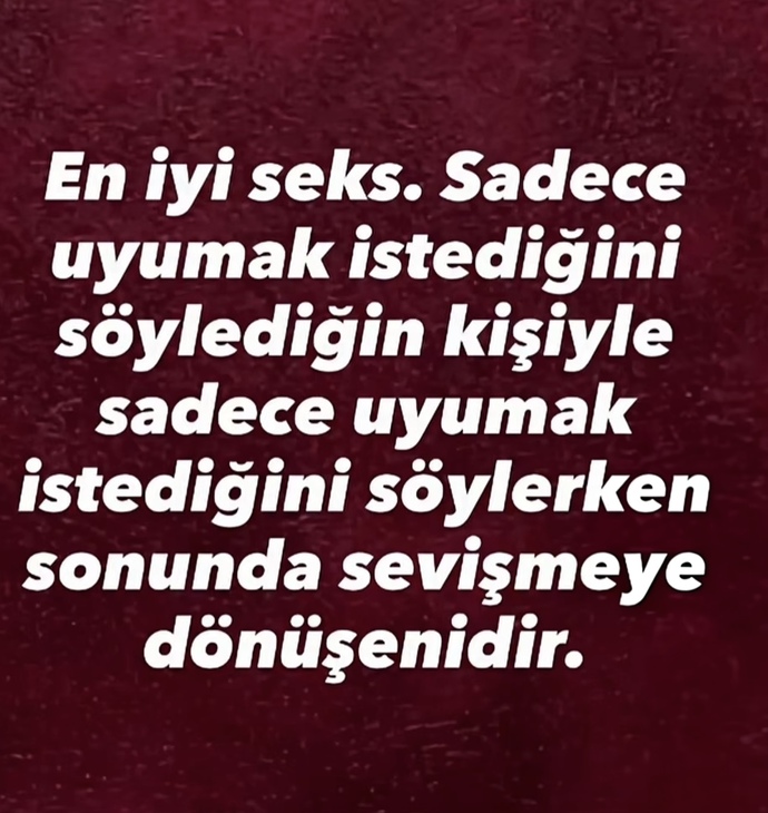 En iyi seks, sadece sarılıp uyumak istediğin kişiyle mi yaşanır?