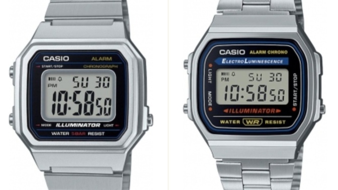 Bu iki casio modelinde erkek için bilekte hangisi daha şık durur?