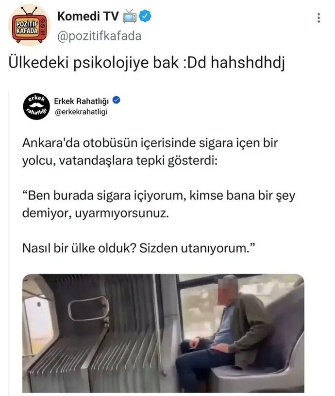 Toplu taşımada sigara içer misiniz?